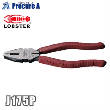 J-CRAFT ペンチ（樹脂グリップ） J170P 170mm（株）ロブテックス