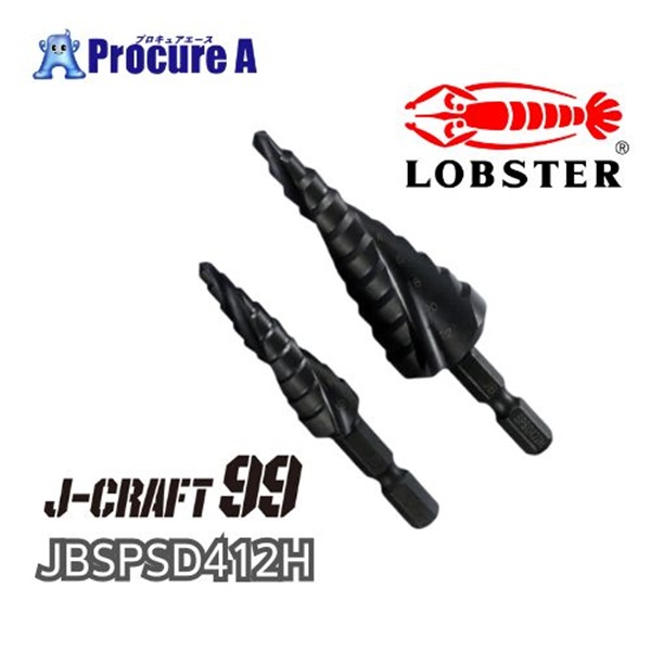 ロブテックス J-CRAFT99 スパイラルステージドリル JBSPSD412H