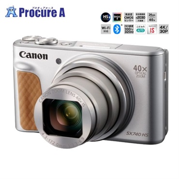 Canon コンパクトデジタルカメラ PowerShot SX740 HS シルバー