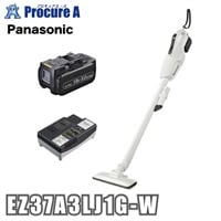 Panasonic 工事用充電クリーナー EZ37A3LJ1G-W 18V 5.0Ah 電池セット 白 パナソニック（株）