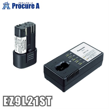 Panasonic リチウムイオン電池パック（Li-ion）＆充電器セット EZ9L21ST 7.2V 1.5Ah LAタイプ パナソニック（株）