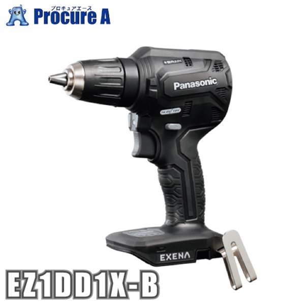 EXENA 充電ドリルドライバー EZ1DD1X-B 本体のみ 黒 EXENA 充電ドリルドライバー EZ1DD1X-B 本体のみ 黒