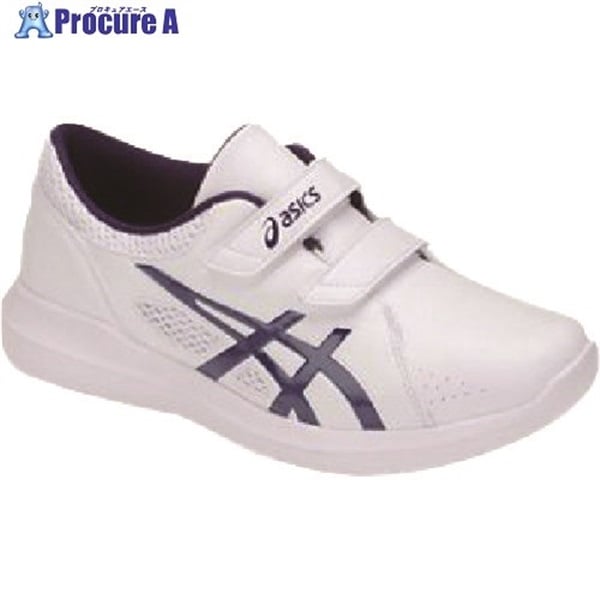 ASICS NURSEWALKER203 ホワイト×ピーコート 24.5cm 1271A032.101-24.5  1足  アシックスジャパン(株) ▼161-5707