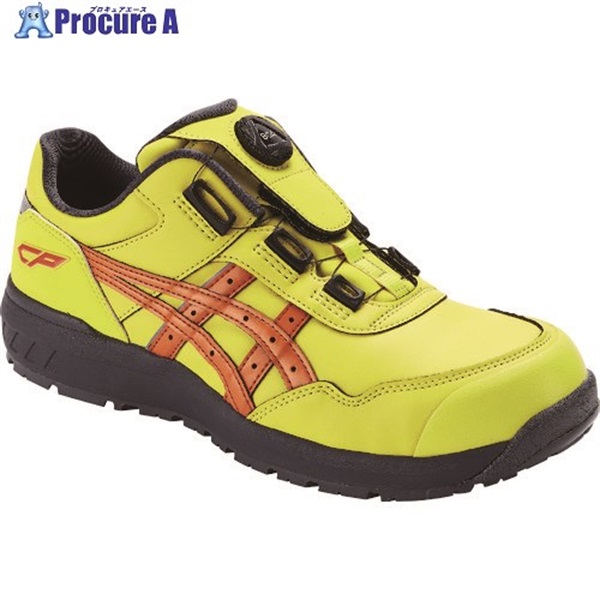 ASICS ウィンジョブCP306 BOAブライトイエロー×ハバネロ 23.0cm 1273A029.750-23.0  1足  アシックスジャパン(株) ▼195-1765