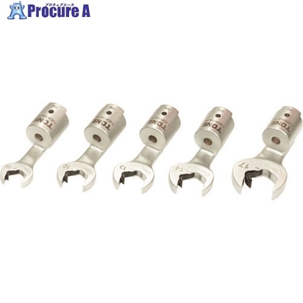 TONE 差替式トルクレンチ用交換クイックスパナヘッドセット T12Dシリーズ 5点セット 12DRSQ50