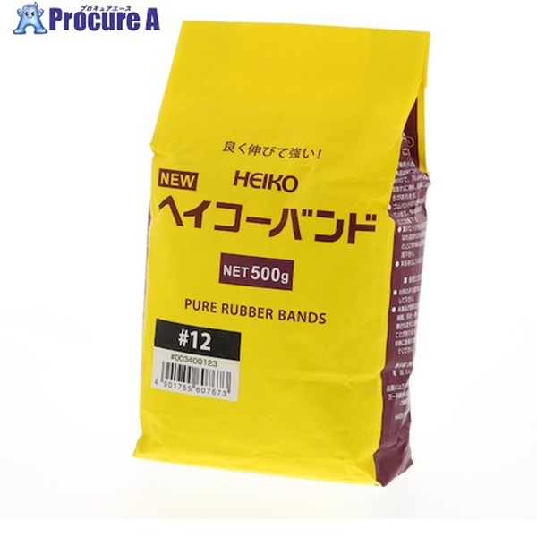 HEIKO わごむ ヘイコ-バンド 500g #12 5150本入り 003400123  1袋  (株)シモジマ ▼339-7938