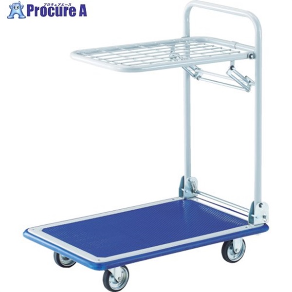 TRUSCO プレス製台車 ドンキーカート 折りたたみ式簡易2段 740×480 1014N  1台  トラスコ中山(株)