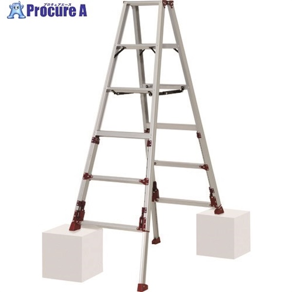 PiCa 上部操作式四脚アジャスト式専用脚立 SXJ型 SXJ-180A  1台  (株)ピカコーポレイション ◇▼208-3194