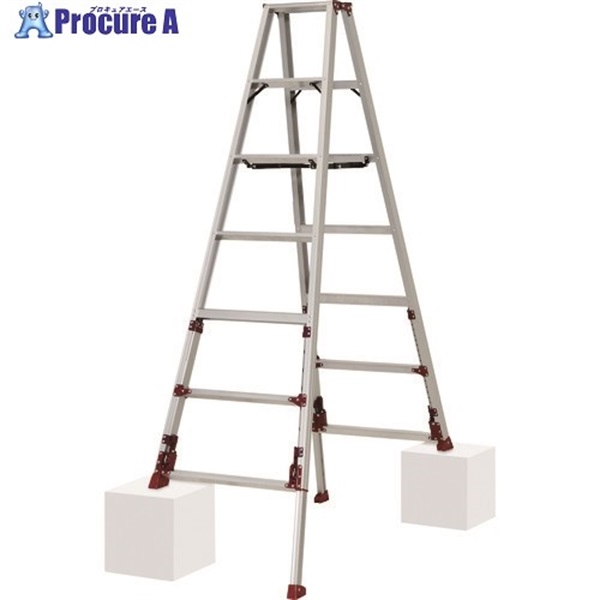 PiCa 上部操作式四脚アジャスト式専用脚立 SXJ型 SXJ-210A  1台  (株)ピカコーポレイション ◇▼208-3195