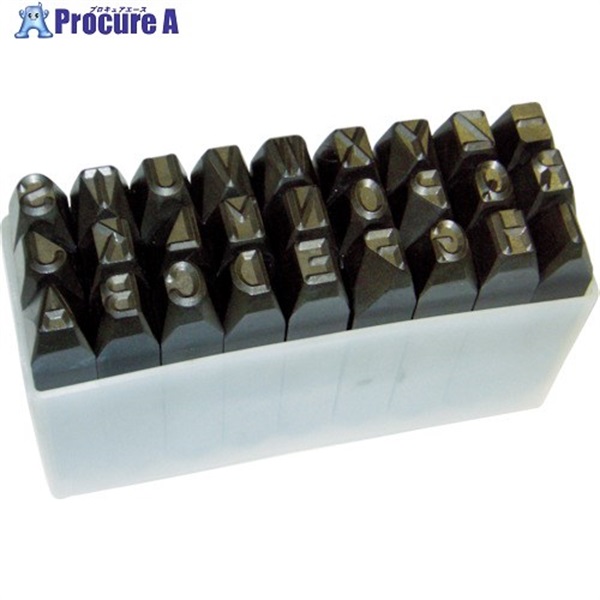 TRUSCO 英字刻印セット 16mm SKA-160  1S  トラスコ中山(株)