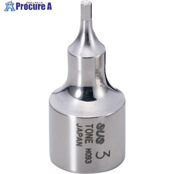 TONE SUS�w�L�T�S���\�P�b�g �ΕӐ��@10mm �����p12.7mm S4H-10