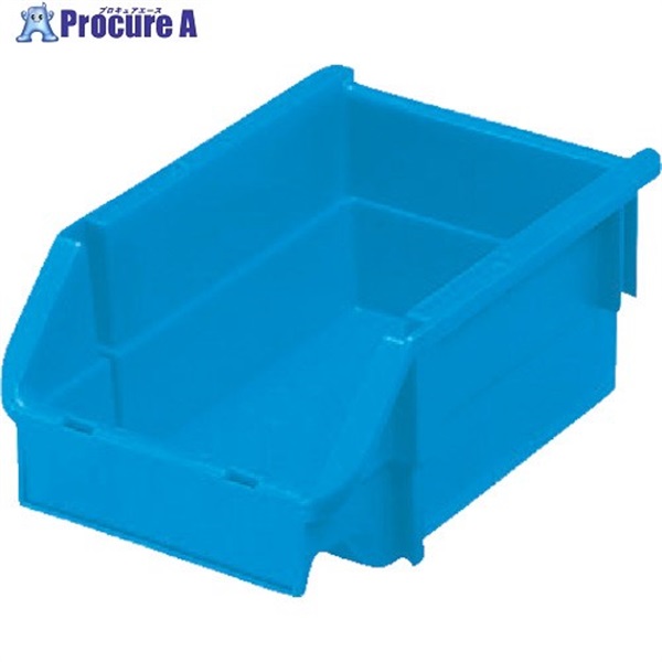 TRUSCO T型コンテナ ネスティングタイプ 青 T2-B  1個  トラスコ中山(株) ▼419-8824