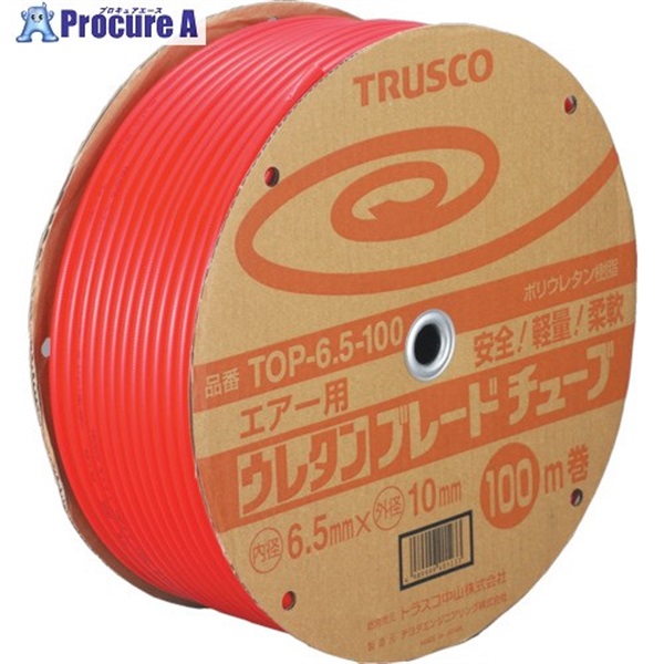 TRUSCO �E���^���u���[�h�`���[�u 8.5X12.5 100m �� TOP-8.5-100 (8.5X12.5X100M)  1��  �g���X�R���R(��) 
