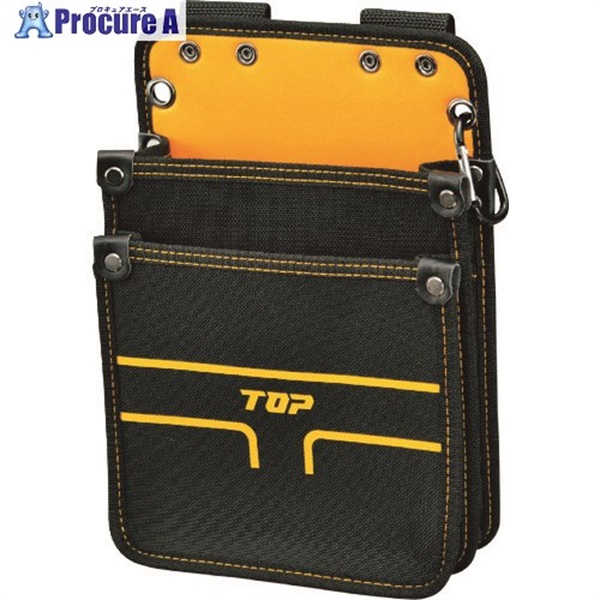 TOP 建築用スリム腰袋2段タイプ TPK-201  1個  トップ工業(株) ▼159-6265