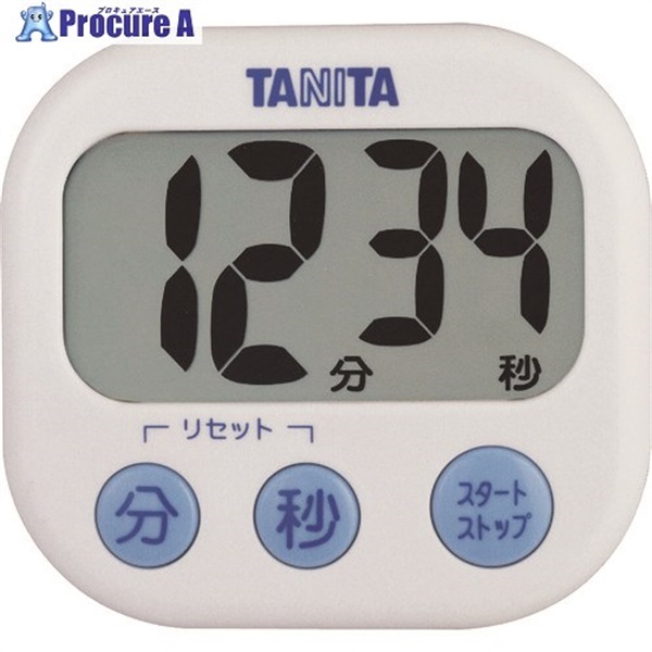 TANITA でか見えタイマーTD384WH TD-384-WH  1個  (株)タニタ ▼175-3958