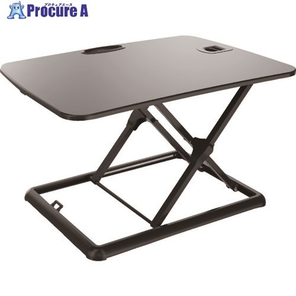 TRUSCO ガス圧式卓上PCデスク ウルトラスリム 黒 660×470 TMT201-BK  1台  トラスコ中山(株)