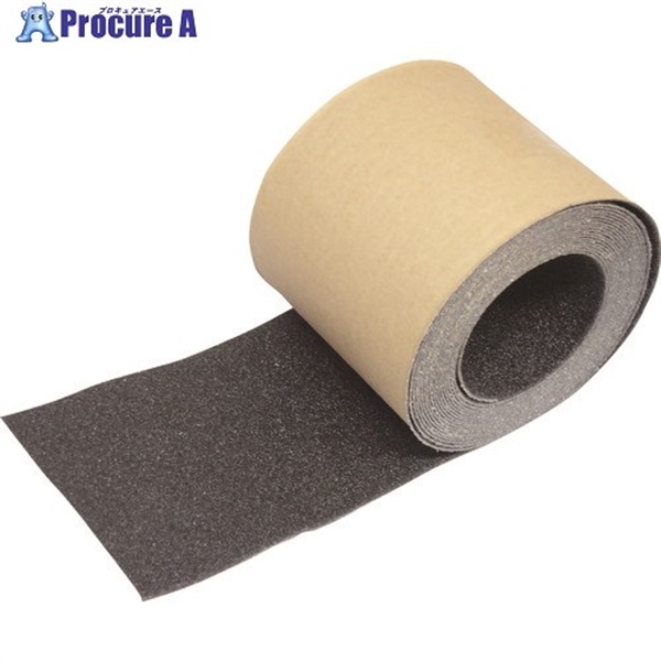 TRUSCO ノンスリップテープ 屋外用 100mmX5m 5巻お纏め品 黒 TNS100-5  BK  1箱  トラスコ中山(株)