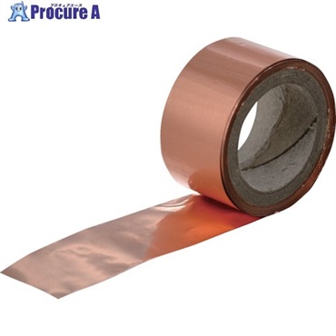 TRUSCO 【売切廃番】 導電性テープ0.02t 10mmX10m 粘着テープ付き TCD3510N  1巻 ▼257-4553