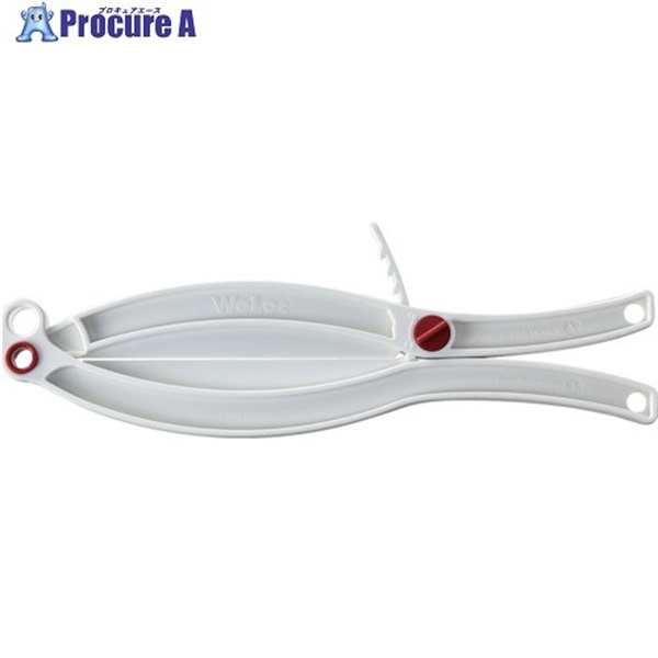 TRUSCO フレコンバック用クリップ 150mm 白 TGPA150-WH  1個 ▼262-9501