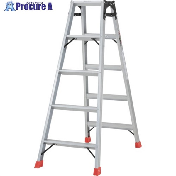 TRUSCO はしご兼用脚立 アルミ合金製脚カバー付 高さ1.40m TPRK-150  1台  トラスコ中山(株) ◇