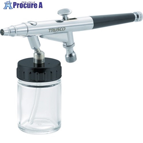 TRUSCO エアーブラシ 吸上カップタイプ ノズル径Φ0.2 TAB-02S-A  1台  トラスコ中山(株)