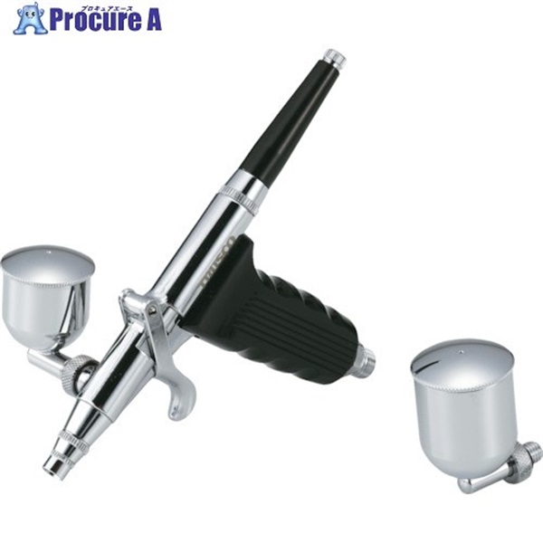 TRUSCO エアーブラシ 重力サイドカップタイプ ノズル径Φ0.2 TAB-02S-B  1台  トラスコ中山(株)