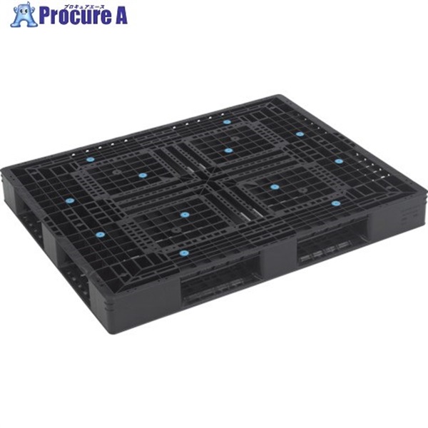 TRUSCO 樹脂パレット 片面4方差 1400X1100 TAP-D4-1114  1枚  トラスコ中山(株) ◇