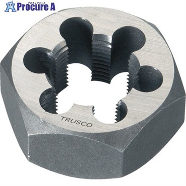 TRUSCO 六角サラエナットダイス 細目 M8X1.0 TD6-8X1.0  1個 ▼328-7599