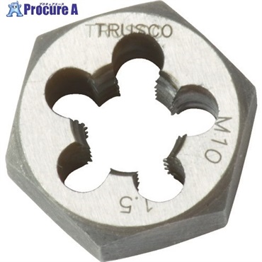 TRUSCO 六角サラエナットダイス 並目 M10X1.5 TD6-10X1.5  1個 ▼328-7718