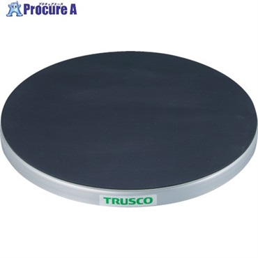 TRUSCO 回転台 100Kg型 Φ400 ゴムマット張り天板 TC40-10G  1台 ▼330-4451
