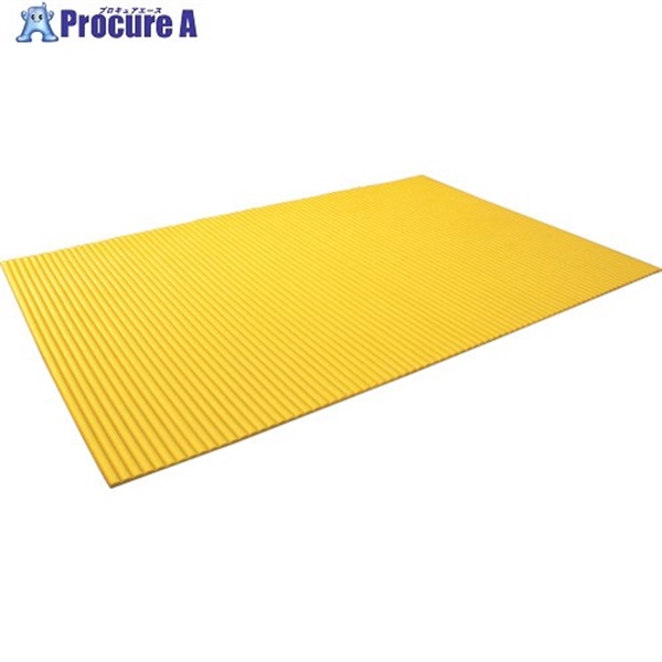 TRUSCO ジャバラマット 1200X1800mm イエロー TNC-1218Y  1枚  トラスコ中山(株) ◇