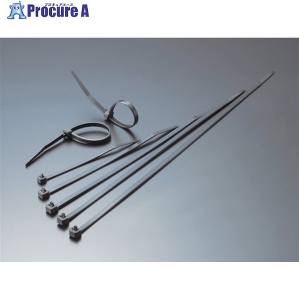 TRUSCO リリースタイ幅12.8mmX576mm最大結束φ172耐候性 TRRCV-580W  1袋  トラスコ中山(株)