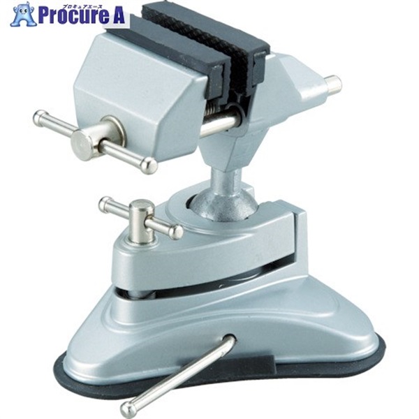 TRUSCO アルミ合金バイス 吸盤タイプ TAB-70  1台  トラスコ中山(株)