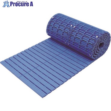 TRUSCO 巻取式スノコ 600X3000mm ブルー TR-30BL-N  1巻 ▼393-0165