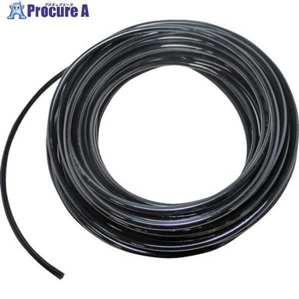 TRUSCO �i�C�����`���[�u 10X8.0 100M �� TNT-1080-100BK  1��  �g���X�R���R(��) 