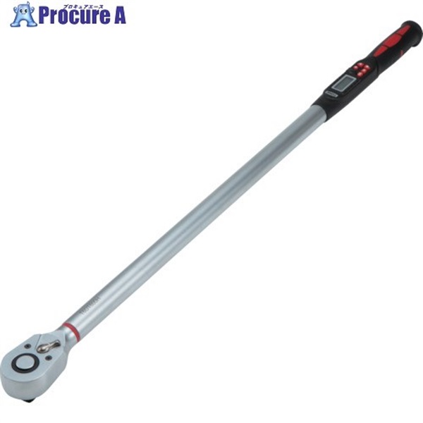 TONE トルクレンチ(デジタル式) ラチェットデジトルク 差込角19mm 全長945mm T6DT500H