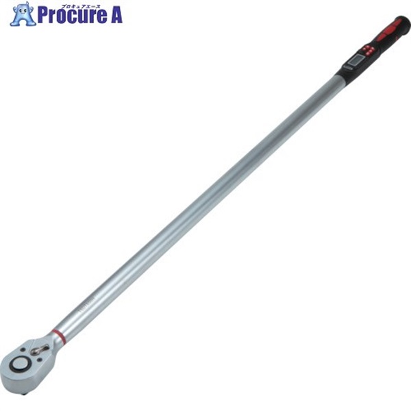 TONE トルクレンチ(デジタル式) ラチェットデジトルク 差込角19mm 全長1220mm T6DT850H