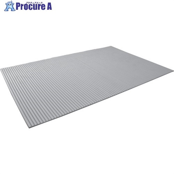 TRUSCO ジャバラマット 1200X1800mm ライトグレー TNC-1218LG  1枚  トラスコ中山(株) ◇
