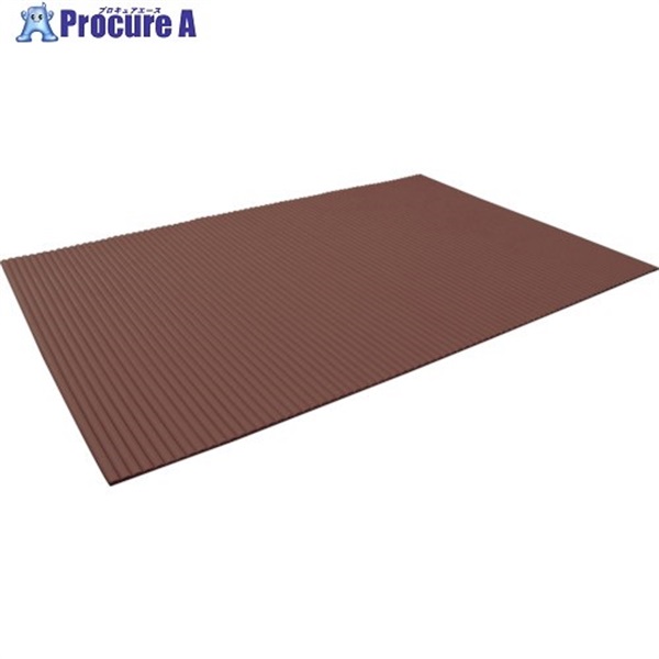 TRUSCO ジャバラマット 1200X1800mm ブラウン TNC-1218BR  1枚  トラスコ中山(株) ◇