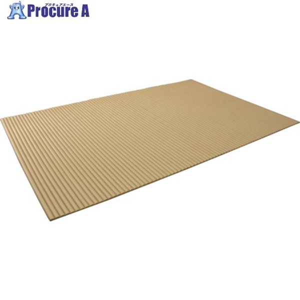 TRUSCO ジャバラマット 1200X1800mm ベージュ TNC-1218BE  1枚  トラスコ中山(株) ◇