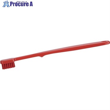 TRUSCO 歯ブラシ型ブラシ HACCP対応 レッド TBB-165-R  1本 ▼521-7410