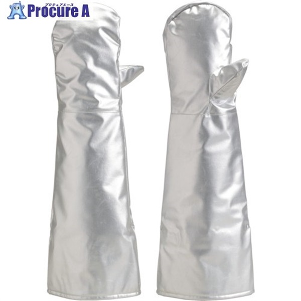 TRUSCO 遮熱・耐熱手袋 ミトンロング TMT-766FM  1双  トラスコ中山(株)