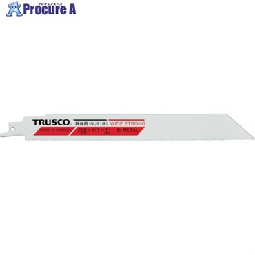 TRUSCO 解体用バイメタルセーバーソーブレード(幅広タイプ)全長150mm 5枚入 TBS-150-14-HST-5P  1パック  トラスコ中山(株) ▼819-5243