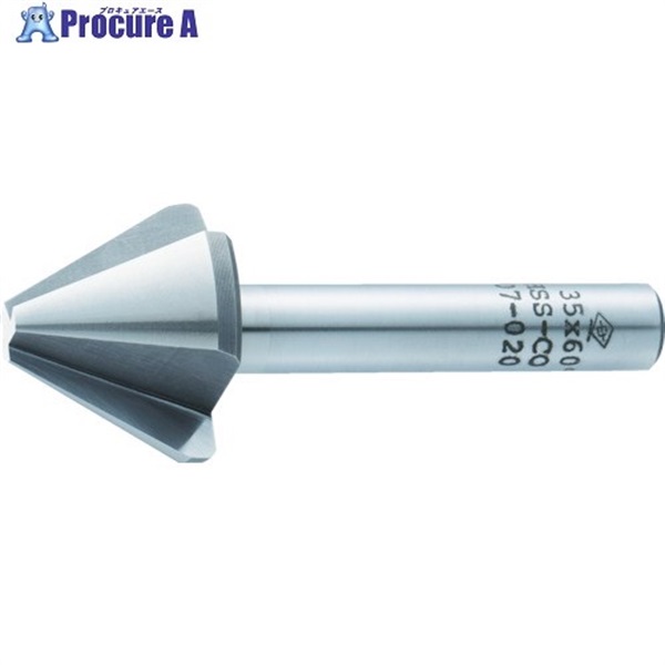 TRUSCO MC 面取リーマ 45.0mm 60度 TMC-45-60  1本  トラスコ中山(株)