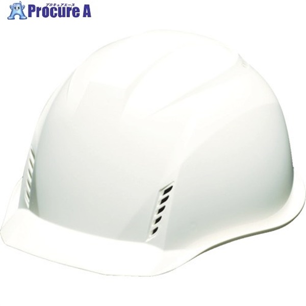 TRUSCO 遮熱ヘルメット“涼帽”KP型 通気孔付 白 TD-HB-FV-KP-W  1個 ▼856-6925