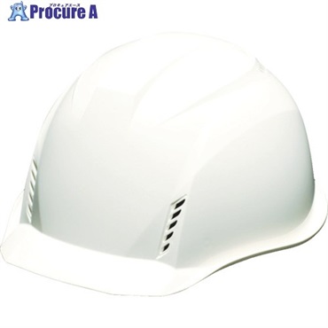 TRUSCO 遮熱ヘルメット“涼帽” 通気孔付 白 TD-HB-FV-W  1個 ▼856-6926