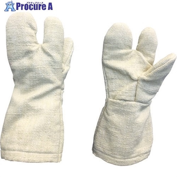 TRUSCO 生体溶解性セラミック耐熱手袋 3本指タイプ TCAT3-A  1双  トラスコ中山(株)