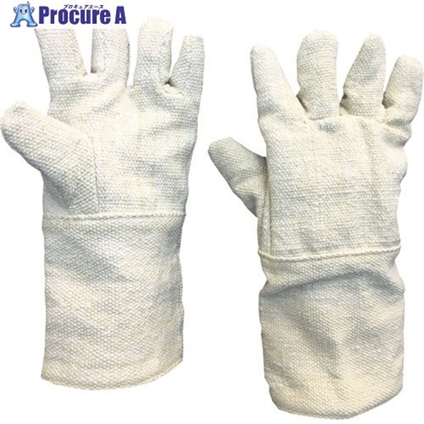 TRUSCO 生体溶解性セラミック耐熱手袋 5本指タイプ TCAT5-A  1双  トラスコ中山(株)