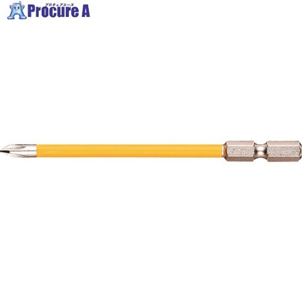 VESSEL 電ドラボール用替ビット ＋1×100mm USB161100  1本  (株)ベッセル ▼137-3688