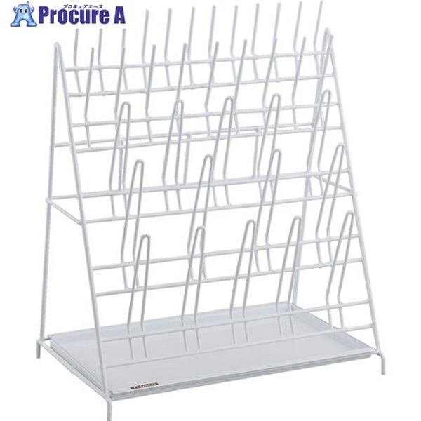 TRUSCO ワイヤードラック 片面型 430X280XH540 小フックX21 大フックX14 WDR-1  1台  トラスコ中山(株)